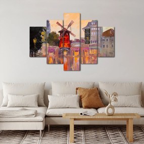 Obraz - Moulin rouge, Paríž, Francúzsko (150x105 cm)