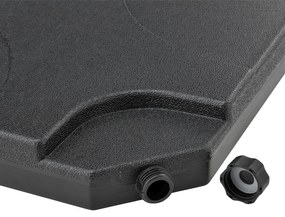 InternetovaZahrada Sada závažia na slnečník 4 ks - čierna