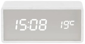 Designové LED hodiny - budík 5879WH Karlsson 15cm