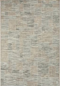 Spoltex 120x170 cm Kusový koberec Terazza 21107-740 Ivory Silver/Taupe – na von aj na doma, hnedá, chodba / predsieň
