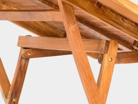 FaKOPA s. r. o. VASCO - skladací stôl z teaku obdélnikový 120 x 80 cm, teak