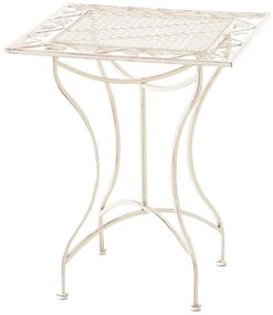 Kovový stôl GS19599 - Krémová antik