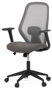 Kancelářská židle, houpací mechanismus, šedá síťovina, KA-V3149 GREY