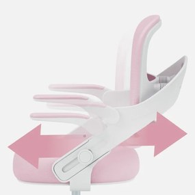 Detská otočná stolička Mark Adler Junior 4.3 ružová