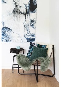 Zelená umelá kožušina Tiseco Home Studio Sheepskin, 60 x 90 cm