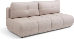 Rozkladacia pohovka Lerio - svetlobéžová hydrofóbna pletenina Blur 02