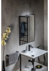 Sapho - Zrkadlo v ráme AROWANA 60x80 cm matná čierna