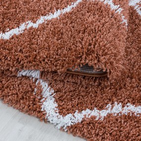 Ayyildiz koberce Kusový koberec Alvor Shaggy 3401 terra - 160x230 cm