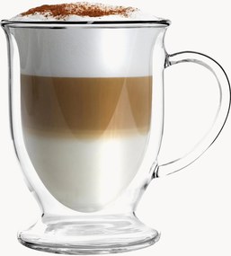 Dvojstenné hrnčeky na latte Amo, 2 ks