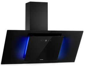 Klarstein Eleonora 90, digestor, 90 cm, nastenný, 426 m³/h, dotykový panel, LED, A++, čierny