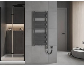 Mexen Hades, elektrické vykurovacie teleso 1200 x 500 mm, 600 W, antracitová, W104-1200-500-2600-66