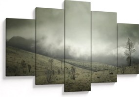 Obraz krajiny pred búrku (150x105 cm)