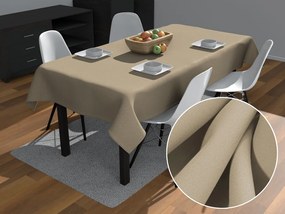 Biante Dekoračný obdĺžnikový obrus Rongo RG-077 Latte 50x100 cm