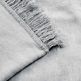 BAVLNENÁ DEKA COTTON CLOUD 150X200 CM SIVÁ