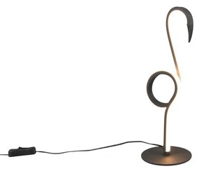 Čierna LED stolová lampa (výška 35 cm) Ingo – Trio