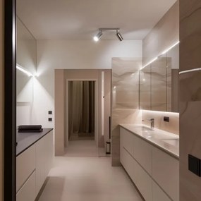 Brilagi - Kúpeľňové bodové svietidlo SELE 2xGU10/30W/230V IP44 lesklý chróm