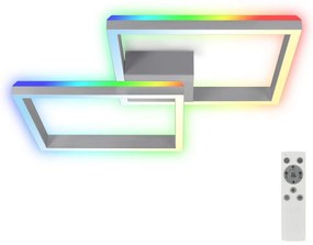 Brilo - LED RGBW Stmievateľný prisadený luster FRAME 2xLED/17W/230V 2700-6500K+ DO