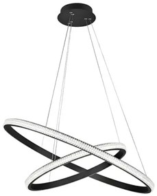 LED luster Nager 59 čierne