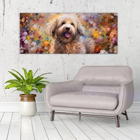 Obraz - Šťastný pes II. (120x50 cm)