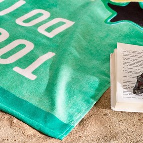 Zelená bavlnená plážová osuška 76x160 cm Toucan Do It – Catherine Lansfield