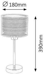 RABALUX Stolná lampa ANASTASIA