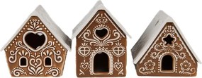 Porcelánový svietnik perníková chalúpka Gingerbread House - 8*7*7 cm