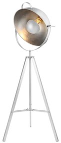 Retro stojaca lampa Toma biele