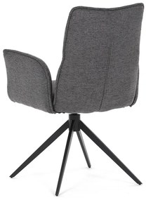 Autronic BONTEC Jedálenská stolička, sivá, látka, DCH-D1328 GREY2 Farba: Šedá
