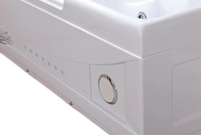 Terra Hydromasážna vírivá vaňa Ramzes 634 168x85 s ohrevom vody