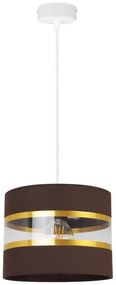Závesné svietidlo Elegance, 1x textilné tienidlo (výber zo 6 farieb), (výber z 2 farieb konštrukcie), g