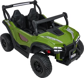 Ramiz Elektrická bugina Gravity pre deti zelená + pohon 4x4 + diaľkové ovládanie