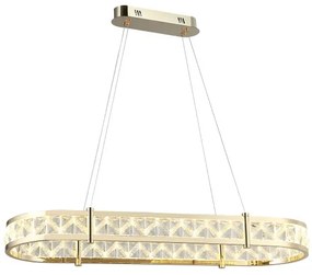 LED stmievateľný závesný luster na lanku ENRIQUE LED/50W/230V 3000-6000K + diaľkové ovládanie