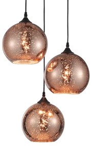 Rustikálny luster Blaze 35 medená