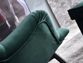 Relaxačné kreslo Dawntawn (zelená + čierna). Akcia -20%. Vlastná spoľahlivá doprava až k Vám domov. 1135683
