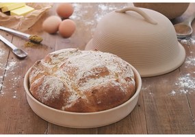 Kameninová forma na pečenie chleba Kitchen Craft Cloche, 30 x 19 cm