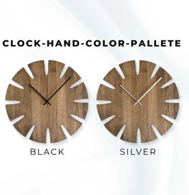 Luxusné dubové nástenné hodiny I SENTOP MAS014-TERA