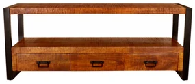 TV stolík Retro 150x60x45 indický masív mango Mango natural