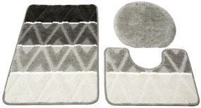 Sada kúpeľňových koberčekov PALMA Grey