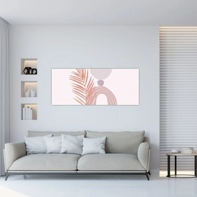 Obraz - Fialový minimalizmus N⁰1 (120x50 cm)