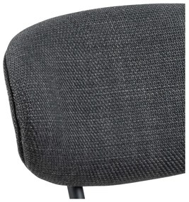 Antracitové jedálenské stoličky v súprave 2 ks Denise – Actona