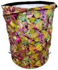 Skladací záhradný kôš s motívom lístia Beast 900175 - 90 litrov - 45 x 58 cm