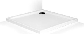 Roth Štvorcová akrylátová sprchová vanička FLAT KVADRO ROTH-Variant: rozmery: 80x80 cm - (FLAT KVADRO 800x800 - 8000118)