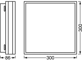 Ledvance - LED Stmievateľné stropné svietidlo SMART+ MAGNET LED/26W/230V Wi-Fi