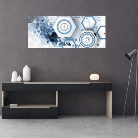 Obraz - Geometrická abstrakcia (120x50 cm)