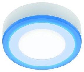 S.T.R. Stropné kúpeľňové osvetlenie ALDEN LED C, 6W + 3W, denná biela, 145mm, okrúhle