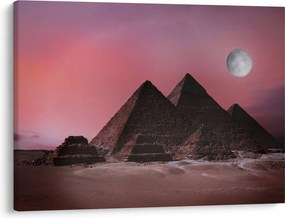 Obraz - Pyramídy Giza, Egypt (70x50 cm)