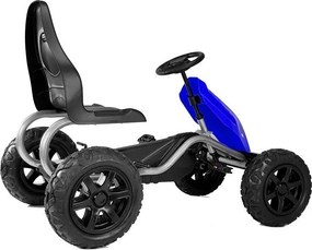 LEAN CARS Pedálový gokart B012 s nafukovacími kolesami, modrý