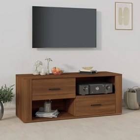 TV skrinka hnedý dub 100x35x40 cm spracované drevo 823106