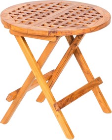 DEOKORK Teakový skladací stolík PICNIC