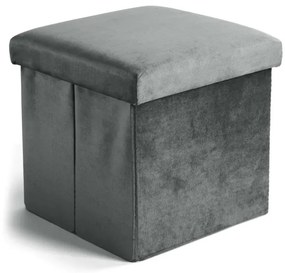Úložná taburetka DIEGO M grafitová